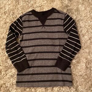 Cat & Jack Black,Gray&White thermal like Shirt Size XS (4/5)